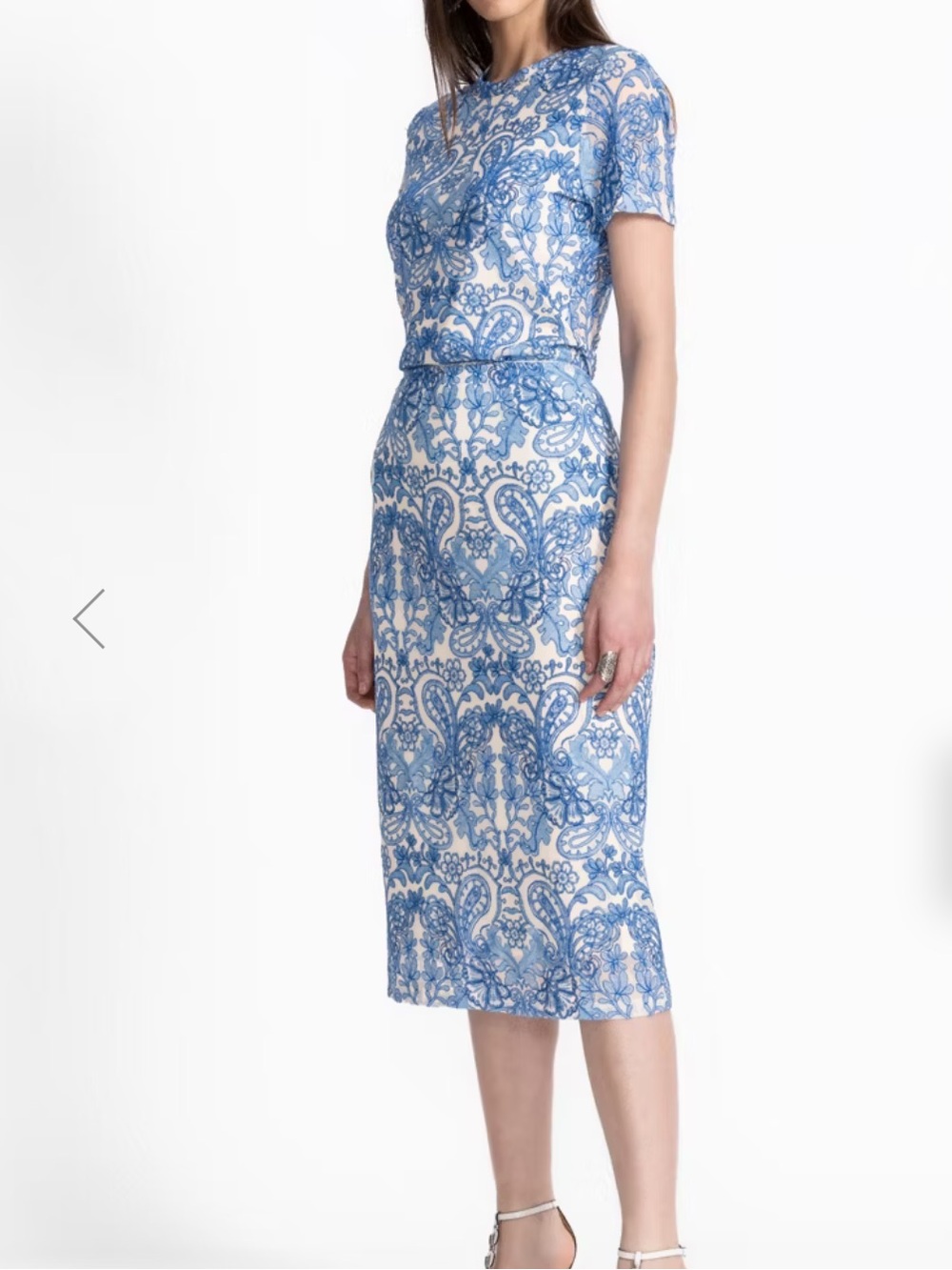 Blue Midi Skirt size S